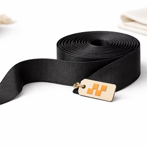 ริบบิ้นโกรเกรนโพลีเอสเตอร์ 100% หน้าเดียว ขนาด 1/8 นิ้ว ยี่ห้อเนลกามัล อินดัสทรีส์ ทนต่อการหดตัว ใช้ตกแต่งห่อของขวัญ - Product Image 1