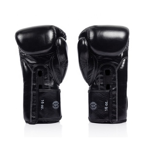 Fairtex New Model Genuine Leather Custom Made Sparring Strap Closure Boxing Gloves OEM Adjustable <b>Foam</b> <b>Padding</b> High Impact Glove - Product Image 3