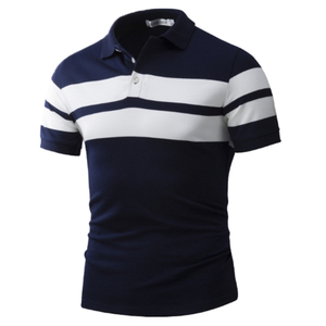 Camiseta Polo para Hombre, Talla Grande, de Alta Calidad, Transpirable, Informal, de Manga Corta, Color Sólido, de Algodón, Elegante, para Negocios - Product Image 2