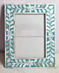 Cadre Photo en bois chaud nouveau Design Multi matériel de Table murale naturelle décoration en résine cadeaux à usage domestique - Product Image 1