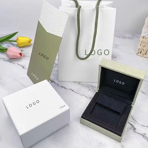 Luxury Brand Designer Jewelry <b>Box</b> Fashion Jewelry Bracelet <b>Ring</b> Necklace <b>Box</b> Deerskin Counter <b>Gift</b> <b>Box</b> - Product Image 4