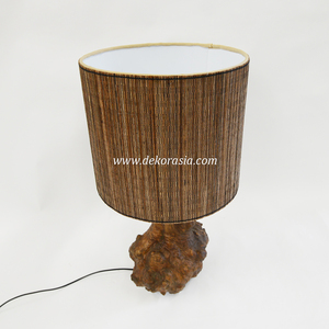 Handmade Eco-Friendly Electric Custom Wood Decorative Arlo Table Lamp Elegant <b>Lighting</b> Accent for Modern Home and Bedroom Decor - Product Image 3