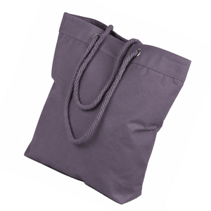 Sac de courses promotionnel en gros, 100% coton, avec poignée longue, taille personnalisée, design simple, à porter à la main ou à l'épaule - Product Image 3
