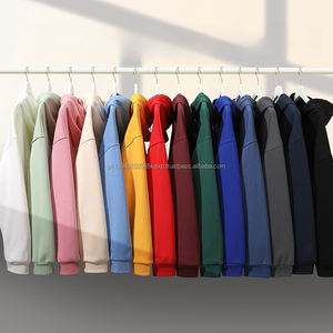 Sudadera con Capucha Estilo Combinación de Colores, Tejido Grueso de Felpa Francesa, Hombros Caídos, Talla Grande, Impresión Personalizada, Sudadera para Hombre - Product Image 1