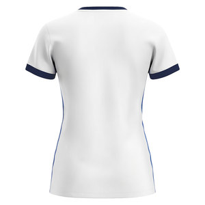 Maillot de football pour femmes, design tendance, col en V, prix de gros, matière légère et respirante en mélange de polyester - Product Image 1