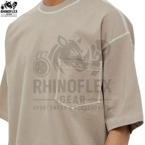 100% Cotton Heavyweight Mens Oversized <b>Tshirt</b> Dtg Print <b>Plain</b> Custom Logo T Shirt - Product Image 3