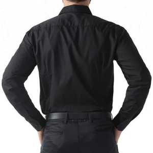 Chemise habillée décontractée pour homme en mélange polyester/coton, anti-boulochage, anti-rétrécissement, infroissable, collection Printemps, service OEM disponible - Product Image 2