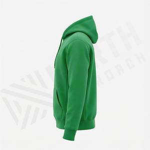 Sudadera con Capucha Bordada de Algodón Premium para Hombre, Calidad de Exportación, Suministro para el Mercado de Otoño, Impresión Personalizada, Corte Holgado, Color Personalizado - Product Image 3
