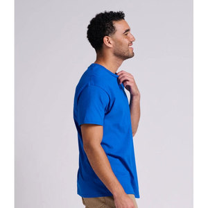 T-shirt à manches courtes pour homme, bleu royal, col rond, coupe classique, Jerzees Classics 363M, jersey de coton - Product Image 1