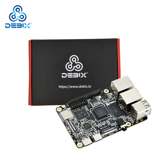 DEBIX model c imx93 Arm processor linux Development Board 16gb 32gb dual Gigabit Ethernet for Embedded IoT cnc controllers