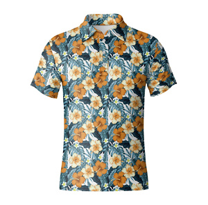 Chemises de golf pour hommes de haute qualité, motifs personnalisés, hauts de golf pour tournois, manches courtes, chemise pour hommes à 3 boutons - Product Image 6
