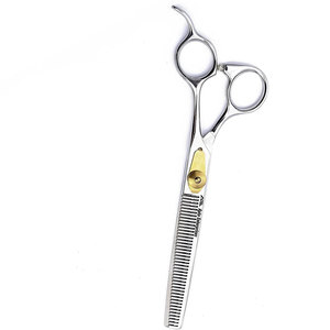 ชุดกรรไกรตัดแต่งขนสัตว์เลี้ยงมืออาชีพ กรรไกรซอยขนสำหรับสุนัขและแมว สแตนเลสสตีล สำหรับตัดและจัดแต่งทรงขน - Product Image 4