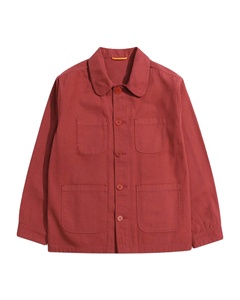 Ropa al por mayor para hombre, chaqueta de trabajo de lona resistente de alta calidad, logotipo personalizado, cuello vuelto, ropa de trabajo para hombre - Product Image 1