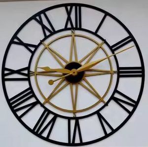 Luxury Botanical Wall Clock <b>Gold</b> Metal Leaf <b>Frame</b> with Teal Blue Resin Art Silent Timepiece for Modern Glam Living Room Decor - Product Image 5