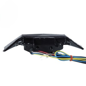 Z1000 ZX10R Motorcycle LED <b>tail</b> light Smoke lens Rear Brake with Turn Signal - Product Image 6