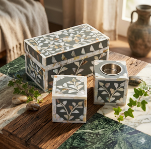 Regalo de ntique, conjunto de nácar y artesanía de resina para reventa e identificación especial, lote de arroz - Product Image 1