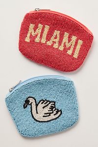 Monedero con cremallera hecho a mano con cuentas, estilo bohemio, monedero con cremallera, bolsa bordada personalizada - Product Image 3