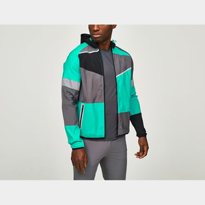 Chaqueta Deportiva Impermeable y Cortavientos para Hombre, Personalizable, Ligera y Transpirable, con Capucha, 100% Poliéster, para Invierno, Venta al Por Mayor - Product Image 2