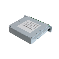 1x9 LGX Optical PLC Splitter Module Card Insertion SC/APC Uneval Cassette Box 9 Ports Fiber for FTTH 3G 4G Networks