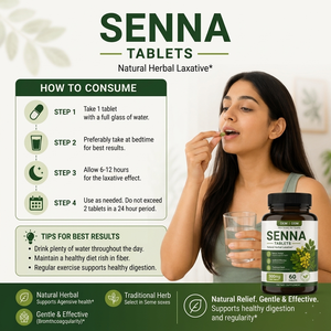 Comprimés de feuilles de séné 100 % naturels les plus vendus – Comprimés de séné de qualité alimentaire à base de plantes pour améliorer la santé digestive et reproductive - Product Image 3