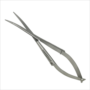 Ciseaux à sourcils droits pour droitiers, à ressort, pour manucure, à pointe droite, en acier inoxydable, qualité supérieure, durables, écologiques - Product Image 3