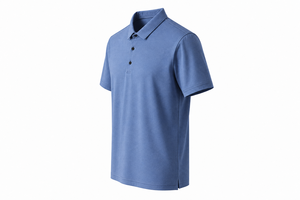 Polo pour homme à manches courtes, respirant, décontracté, col classique, mélange de coton doux, coupe régulière, pour l'été, le sport, les activités de plein air et le quotidien - Product Image 3