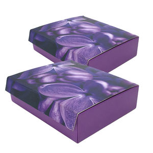 Caja de embalaje de cartón plegable de lujo con logotipo personalizado al por mayor, caja de embalaje, cesta de regalo - Product Image 2