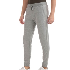 <b>Men's</b> Custom Cotton Fleece Jogger <b>Pants</b> Casual Sports Sweatpants Elastic Waist Training Trousers Gym Running Activewear OEM/ODM - Product Image 1