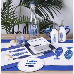 Set di 6 bicchieri Excelsa Ocean in vetro blu 7,5x7,5x8,5 cm - Product Image 5