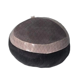 Taz Hair's High Quality Indian Water Wave <b>Wig</b> for <b>Men</b> Soft Mono Base Toupee System Made in Bangladesh - Product Image 1