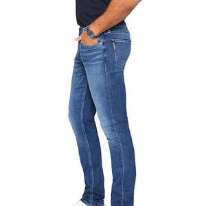 Jeans boutonnés respirants à coupe classique, design personnalisé, denim pour homme, pantalon grande taille, coton élastique, été, printemps - Product Image 2