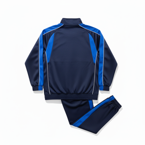 Factory High Quality Men's Soccer Training Tracksuit 100% Polyester Sublimated Custom Team/Player Names Front Short Breathable - Product Image 6