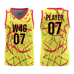 เสื้อบาสเก็ตบอลคอวีแบบไม่มีแขนสำหรับผู้ใหญ่ พิมพ์ลายตามสั่ง โลโก้ด้านหน้าแบบกำหนดเอง ระบายความชื้นได้ดี ผลิตจากโพลีเอสเตอร์ 100% - Product Image 4