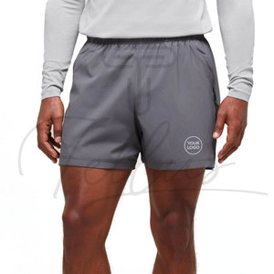 Pantalones Cortos Deportivos Casuales de Verano para Hombre de Alta Calidad, Logotipo Personalizable, Secado Rápido, Ajuste Holgado, Tejido Sólido, Shorts Medios - Product Image 6