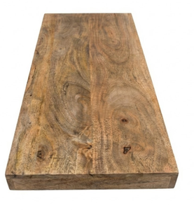 Console d'entrée rectangulaire en bois de manguier massif, style discret, ajourée, vintage, décorative, pour maison d'hôtes et salon - Product Image 4