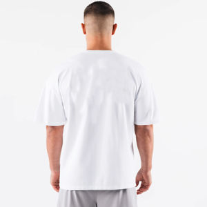 Camisetas de Hombre de Alta Calidad 100% Algodón, Personalizadas con el Mejor Diseño, Estilo Casual Holgado, Ligeras, con Mangas Largas para Uso en el Gimnasio - Product Image 4