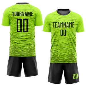 Tenue de football personnalisée directement de l'usine, ensemble maillot de foot respirant avec impression par sublimation intégrale pour équipes - Product Image 4