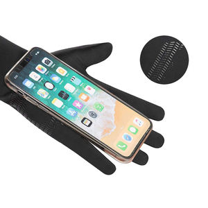 Gants de course unisexes professionnels de haute qualité à écran tactile, antidérapants, en silicone, taille personnalisable, logo personnalisé, sport de plein air - Product Image 5