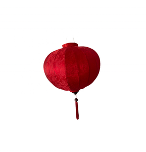 Lanterne en soie du Vietnam en gros pour les boutiques de cadeaux de détail, éclairage de jardin et de patio, avec des cadres en bambou pliables et des tissus colorés - Product Image 2