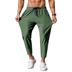 Custom Workout Fitness Pantalones de chándal Running Slim Fit Gym Logo Cintura elástica Liso Pantalones de chándal para hombre - Product Image 1