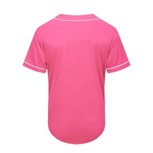 Uniforme de Béisbol Personalizado de Manga Corta con Cuello en V, Transpirable y de Secado Rápido, Bordado de Alta Calidad, 100% Poliéster - Product Image 3