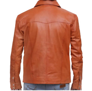 Camisas de Cuero Personalizadas para Hombre, Camisas de Cuero Genuino de Piel de Vaca, Corte Ajustado, con Botones, para Uso Casual y Formal - Product Image 2