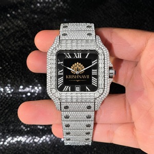 Radiant Diamond <b>Watch</b> Silver Crystal Studded Designer Wristwatch Premium Fashion Jewelry Gift for <b>Womens</b> Stylish Daily Wear Chic - Product Image 1