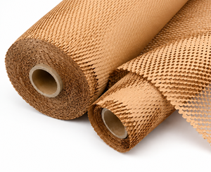 Papel de Embalaje de Nido de Abeja Resistente y Reciclable, Ideal para Envíos de Comercio Electrónico y Almacenamiento en Bodega - Product Image 1