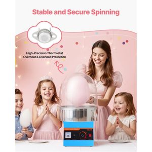 Machine à Barbe à Papa Électrique Commerciale 1000W avec Bol en Acier Inoxydable et Couvercle pour Machine à Barbe à Papa Commerciale 1000W - Product Image 2