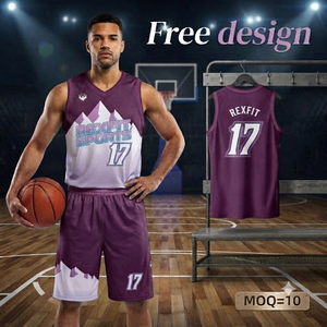 Ensemble d'uniformes de basketball vert Rexfit personnalisés, maillot et short sublimés pour équipe, vêtements de sport respirants, OEM ODM en gros - Product Image 4