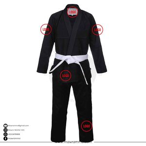 Traje de Jiu Jitsu Brasileño para Adultos y Jóvenes, Ropa Deportiva, Entrenamiento de Combate, Unisex, Poliéster y Algodón, Kimono BJJ GI para Artes Marciales - Product Image 5