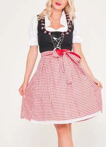 Robe traditionnelle bavaroise Dirndl, tenue allemande Trachten pour l'Oktoberfest, costume folklorique alpin pour femmes - Product Image 3