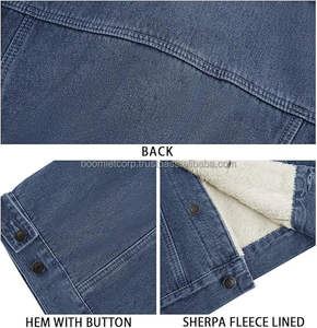 Vestes en jean classiques d'extérieur décontractées et à la mode pour hommes, nouveau dernier design, vente chaude au meilleur prix pour l'hiver - Product Image 5