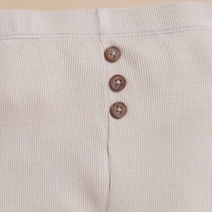 Leggings de elastano de bambú orgánico de primera calidad-Avena - Product Image 3